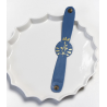 BRACELET MONTRE CUIR BLEU - BARNABE AIME LE CAFE