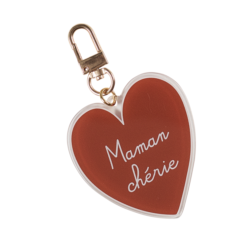 PORTE CLEF COEUR MAMAN CHERIE - ATELIER WAGRAM