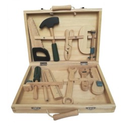 CAISSE À OUTILS COMPLÈTE BOIS - EGMONT