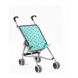 POUSSETTE CANNE TISSU BLEU - MINIKANE