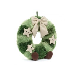 COURONNE DE NOËL AMUSEABLE NORDIC SPRUCE WREATH - JELLYCAT