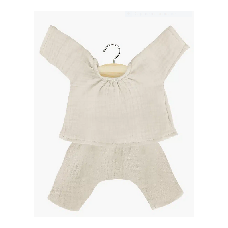 ENSEMBLE JANA GAZE COTON LIGHT BEIGE - MINIKANE