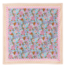 FOULARD FLEURS INDIENNES AMAIA TURQUOISE - BONHEUR DU JOUR