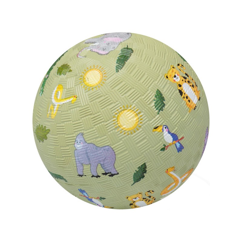 BALLON CAOUTCHOUC 13 CM "JUNGLE" - LITTLE L