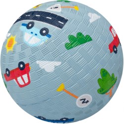 BALLON CAOUTCHOUC 13 CM "VOITURES" - LITTLE L