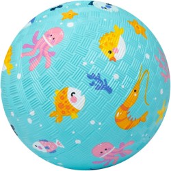 BALLON CAOUTCHOUC 13 CM "MER" - LITTLE L