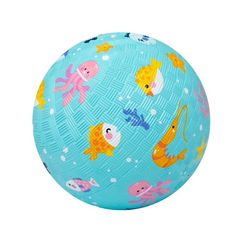 BALLON CAOUTCHOUC 13 CM "MER" - LITTLE L