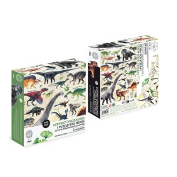 PUZZLE DINOSAURES 500 PIECES-MUSEUM D'HISTOIRE NATURELLE - VILAC