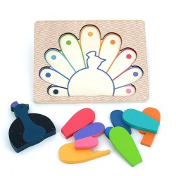 PUZZLE ENCASTREMENT PAON ANDY - VILAC
