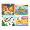 4 PUZZLES EVOLUTIFS VACANCES - VILAC