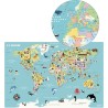 PUZZLE MAGNETIQUE CARTE DU MONDE - VILAC