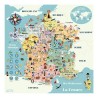 PUZZLE MAGNETIQUE CARTE DE FRANCE - VILAC