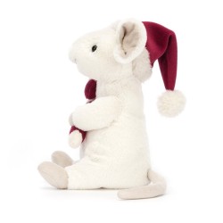 SOURIS MERRY MOUSE AVEC UN SUCRE D'ORGE CANDY CANE - JELLYCAT