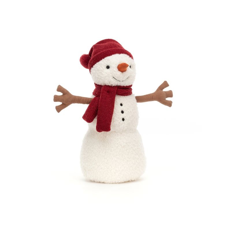 BONHOMME DE NEIGE TEDDY SNOWMAN LARGE - JELLYCAT