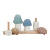 CHAMPIGNONS A EMPILER EN BOIS FOREST FRIENDS - LITTLE DUTCH