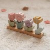 FLEURS A EMPILER EN BOIS FAIRY GARDEN - LITTLE DUTCH