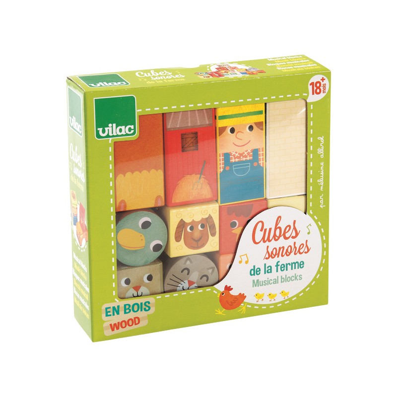 CUBES SONORES FERME - VILAC