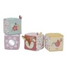 LOT DE 4 CUBES DOUX FAIRY GARDEN - LITTLE DUTCH