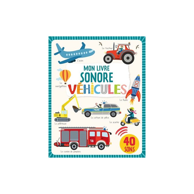 MON LIVRE SONORE VEHICULES - 1.2.3 SOLEIL