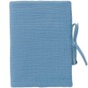 PROTEGE CARNET DE SANTE GAZE DE COTON PIERRE BLEUE - BB AND CO