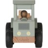 TRACTEUR AVEC REMORQUE ET FIGURINES BOIS - LITTLE DUTCH