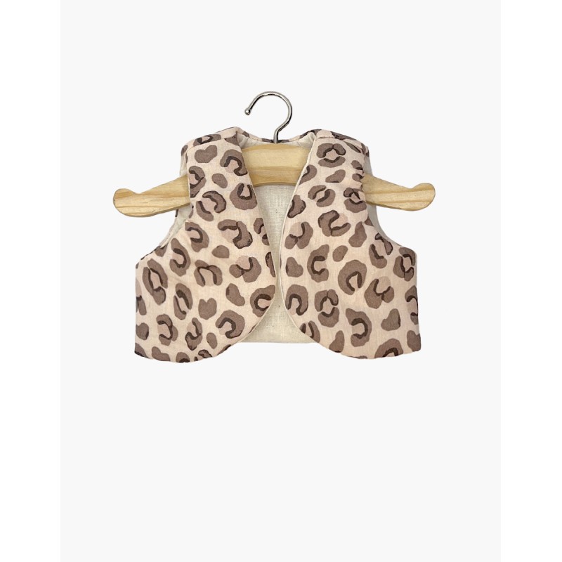 GILET SANS MANCHE TAO COTON LEO - MINIKANE