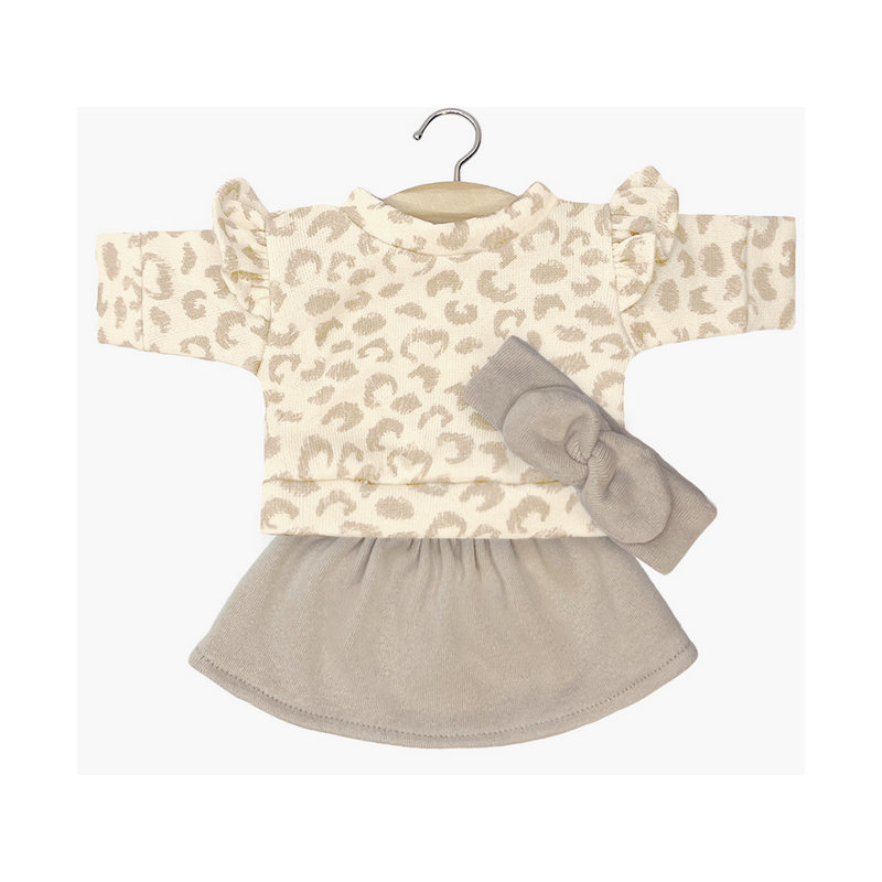 ENSEMBLE TOP FELINE AVEC JUPE ET HEADBAND - MINIKANE