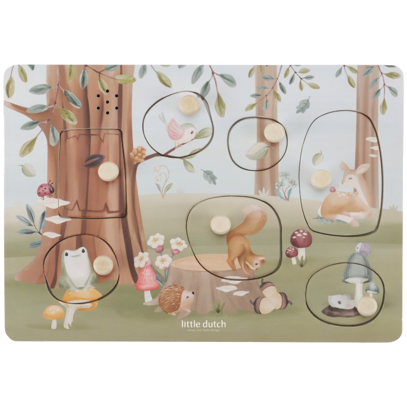 PUZZLE SONORE FOREST FRIENDS - LITTLE DUTCH