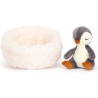 PINGOUIN DANS SON NID HIBERNATING PENGUIN - JELLYCAT