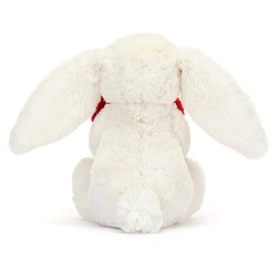 LAPIN ET SON COEUR BASHFUL RED LOVE HEART BUNNY LITTLE - JELLYCAT