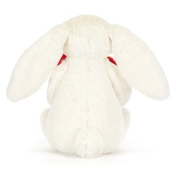 LAPIN ET SON COEUR BASHFUL RED LOVE HEART BUNNY ORIGINAL - JELLYCAT