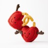 CADENAS COEUR ROUGE AMUSEABLE VAL & TINA LOVE LOCKS - JELLYCAT