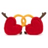 CADENAS COEUR ROUGE AMUSEABLE VAL & TINA LOVE LOCKS - JELLYCAT