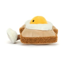 OEUF AU PLAT SUR TOAST AMUSEABLE EGGLANTINE EGG ON TOAST - JELLYCAT