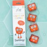 CUBES LUMINEUX ROUGE SAMMY - GLO PALS