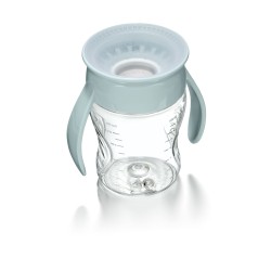 TASSE BEBE 360° ANTI RENVERSEMENT 207 ML VERT CLAIR - WOWCUP