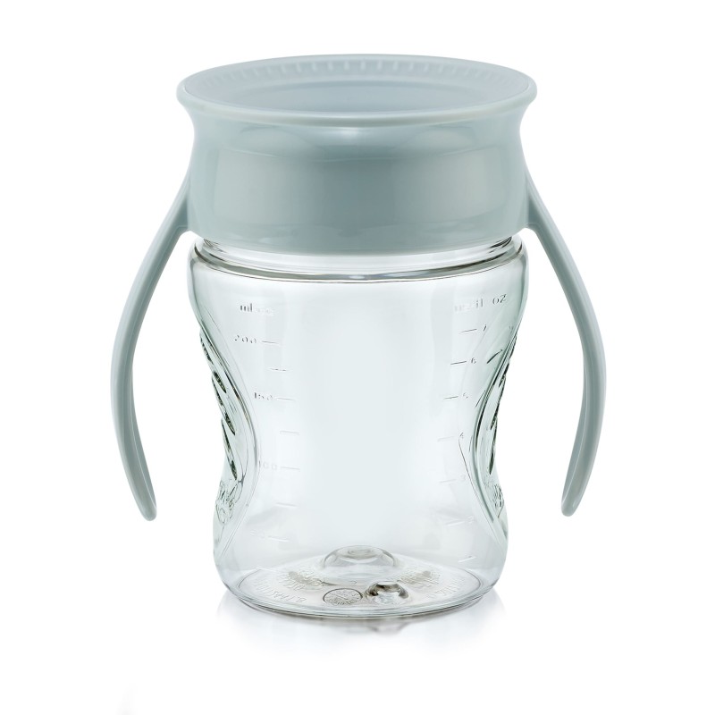 TASSE BEBE 360° ANTI RENVERSEMENT 207 ML VERT CLAIR - WOWCUP