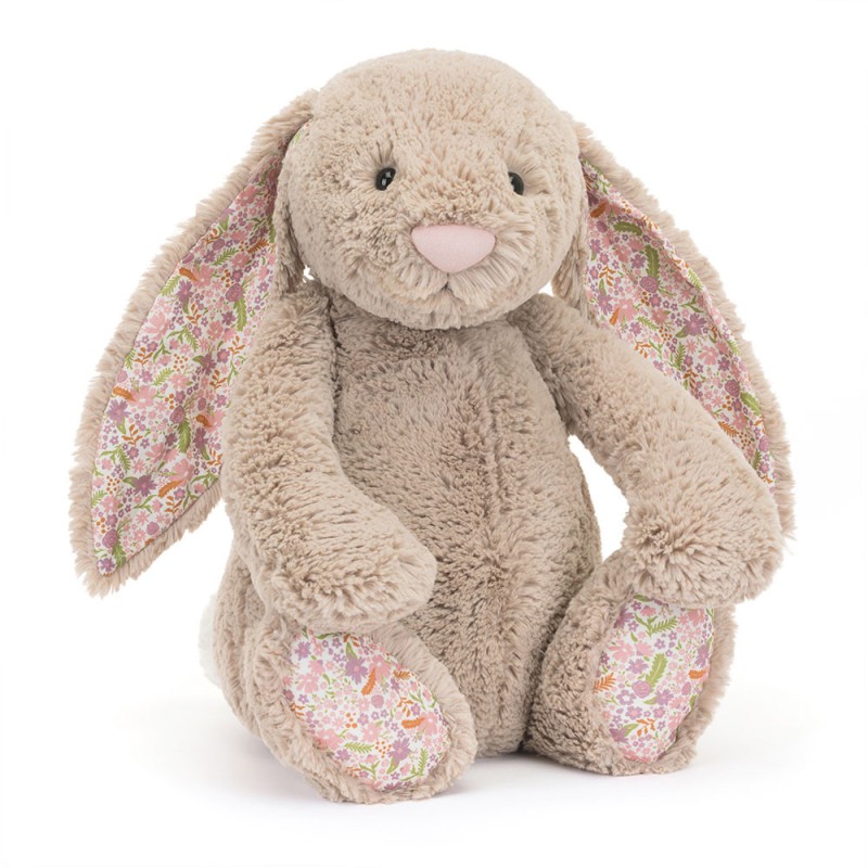 BLOSSOM BUNNY HUGE BEIGE PETAL - JELLYCAT