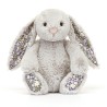 BLOSSOM BUNNY MEDIUM SILVER BLOOM - JELLYCAT