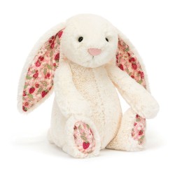 BLOSSOM BUNNY MEDIUM CREAM BERRY - JELLYCAT