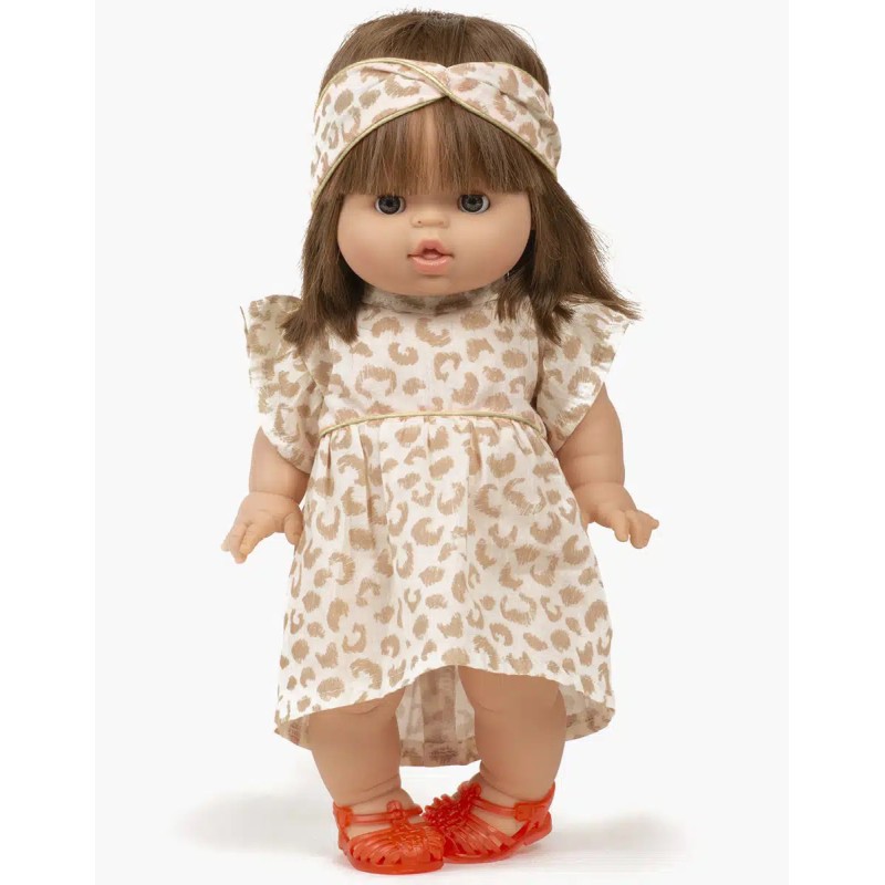 ROBE DAISY MOLLETON FELINE ET SON HEADBAND - MINIKANE